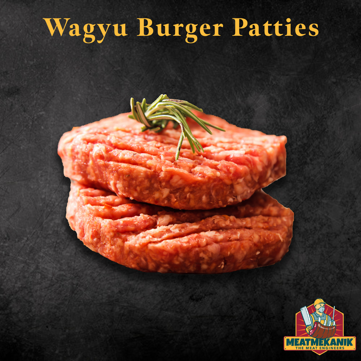 Wagyu Beef Patties Meat Mekanik
