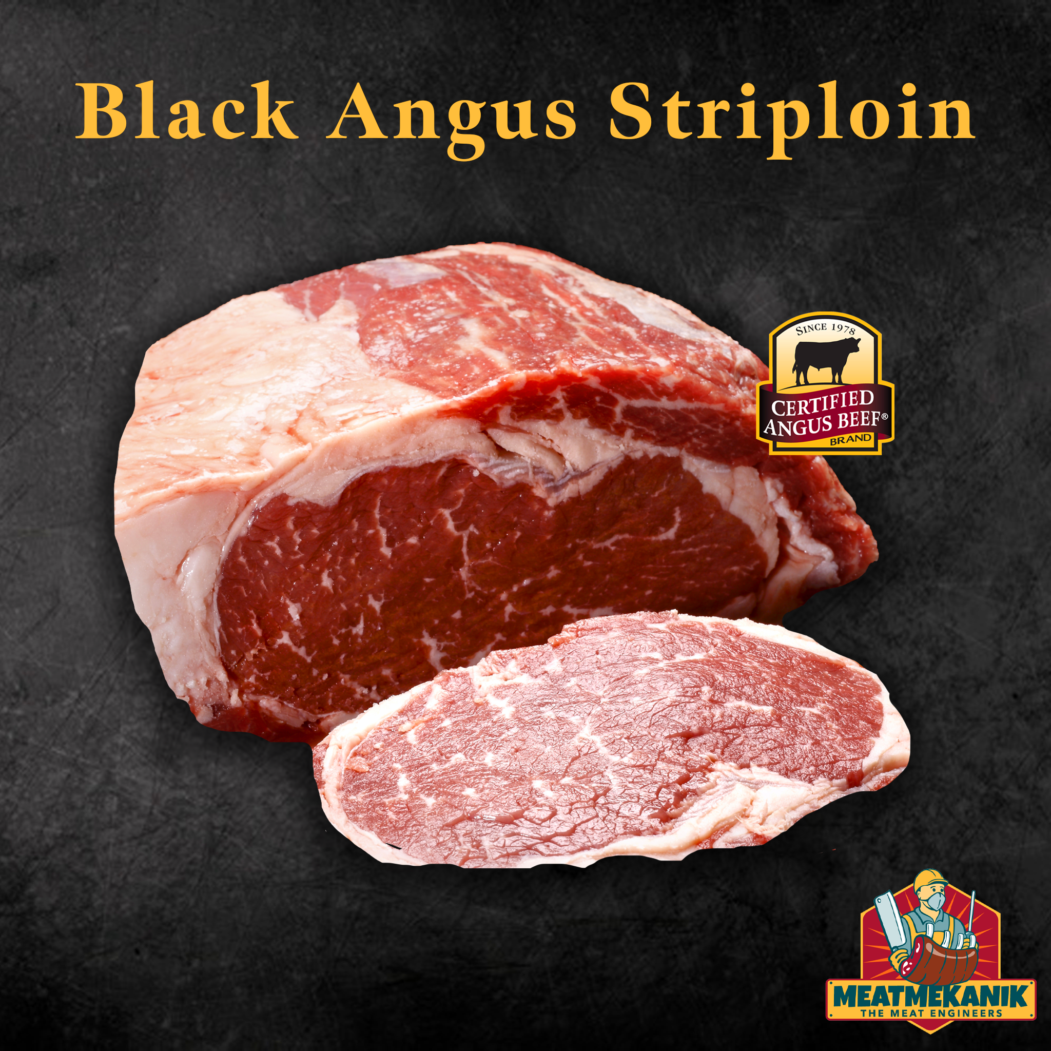 Black Angus Striploin - Meat Mekanik
